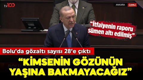 Cumhurbaşkanı Erdoğan: Kimin sorumluluğu varsa hesap verecek