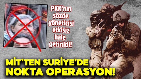 MİT'ten Suriye'de nokta operasyon! PKK/YPG'nin sözde yöneticilerinden Şiraz Ömer etkisiz hale getirildi