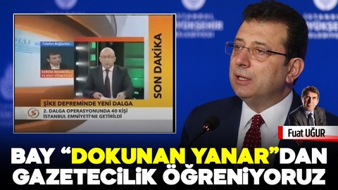 Bay “Dokunan yanar” dan gazetecilik öğreniyoruz!