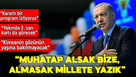 Cumhurbaşkanı Erdoğan AK Parti Antalya 8. Olağan İl Kongresi'nde konuştu: Muhatap alsak bize, almasak millete yazık!