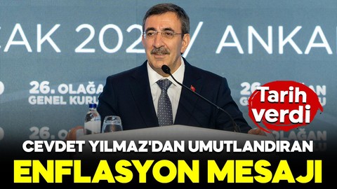 Cumhurbaşkanı Yardımcısı Yılmaz'dan enflasyon mesajı: Tarih verdi