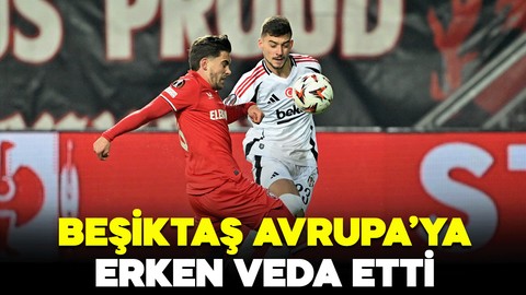 Beşiktaş’a deplasmanda istediğini bulamadı! Avrupa’ya veda etti