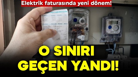 Elektrikte yeni dönem: Sınırı geçen yandı!