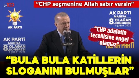 Cumhurbaşkanı Erdoğan: CHP seçmenine Allah sabır versin