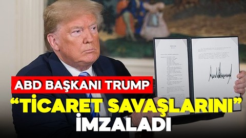 Trump resmen imzaladı! 3 ülkeye ek gümrük vergisi geldi!
