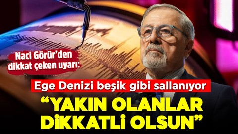 Ege Denizi'nde 24 saatte 30'un üzerinde deprem meydana geldi! Naci Görür'den kritik uyarı "Yakın olanlar dikkatli olsun"