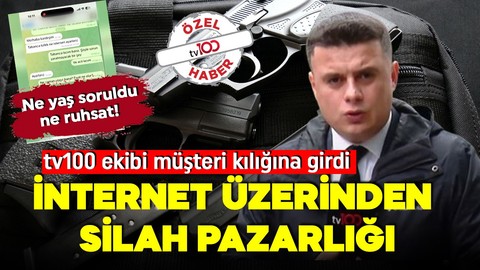 tv100 ekibi müşteri kılığına girdi, internet üzerinden silah satanlara ulaştı! Satıcı ne yaş sordu ne de ruhsat!