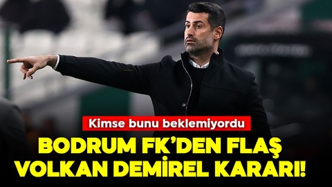 Kimse bunu beklemiyordu! Bodrum FK’den flaş Volkan Demirel kararı! Resmen açıklandı