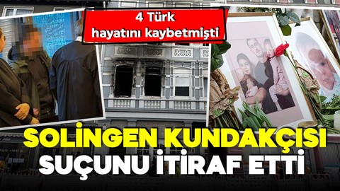 4 Türk yangında hayatını kaybetmişti! Solingen kundakçısı suçunu itiraf etti!