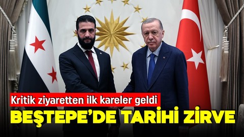 Suriye'den Ankara'ya tarihi ziyaret! Beştepe'de kritik zirve!