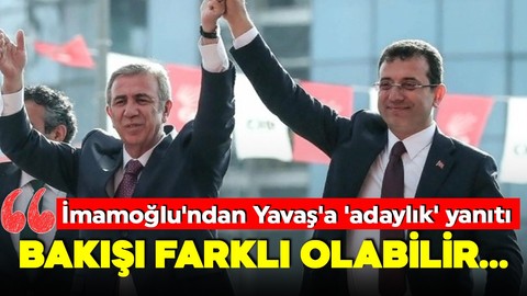 İmamoğlu'ndan Yavaş'a 'adaylık' yanıtı: "Bir başlangıcın arifesindeyiz"