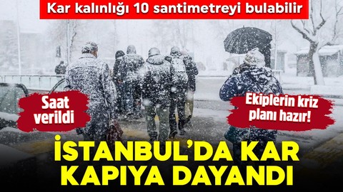 İstanbul'da beklenen kar kapıya dayandı! Kritik bölgelere müdahale için kriz planı hazır