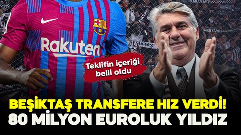 Piyasa değeri 80 milyon euroyu görmüştü! Beşiktaş transferde gemileri yaktı! Serdal Adalı, Barcelona’nın yıldızını istiyor