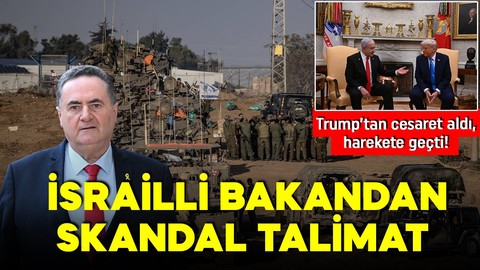 Trump'ın sözleri İsrail'e 'cesaret' verdi! İsrail Savunma Bakanı'ndan skandal talimat!