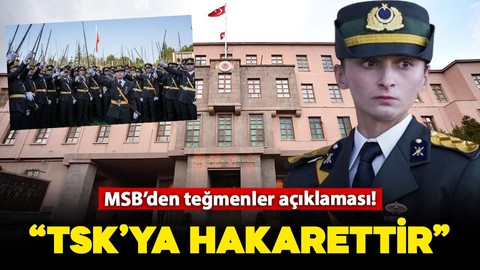 MSB'den teğmenlerin ihracına ilişkin açıklama: "TSK'nın itibarını zedeledikleri için ceza aldılar"