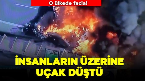 Son dakika | Brezilya’da uçak kazası! Kalabalık caddeye düştü