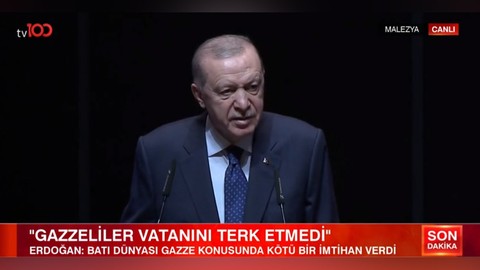 Cumhurbaşkanı Erdoğan Malezya'da konuştu: "2. Nekbe'ye kimsenin gücü yetmez"