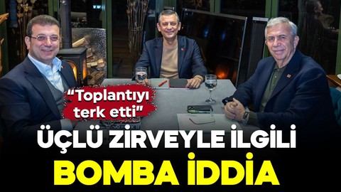 Üçlü zirveyle ilgili bomba iddia: “Toplantıyı terk etti”