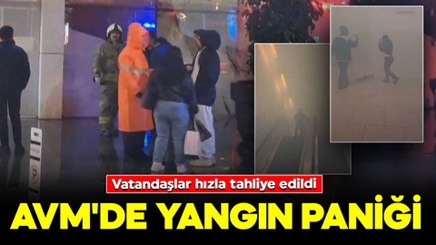 Üsküdar'daki AVM'de yangın paniği: Vatandaşlar hızla tahliye edildi