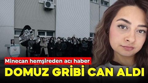 Soğuk algınlığı şikayetiyle hastaneye yatmıştı! Domuz gribi olan Minecan hemşireden kötü haber