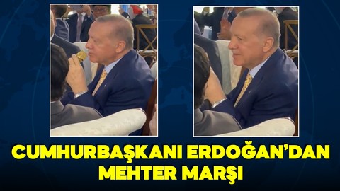 Cumhurbaşkanı Erdoğan'ın sesinden Mehter Marşı! Endonezya'da renkli anlar