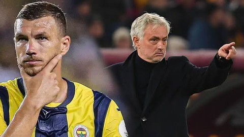 Transfer döneminde flaş gelişme! Mourinho, Edin Dzeko kararını verdi!