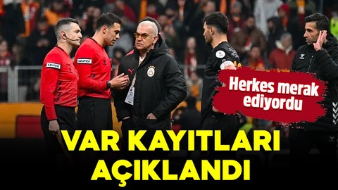 Herkes merak ediyordu! TFF, Galatasaray- Adana Demirspor maçının VAR kayıtlarını açıkladı