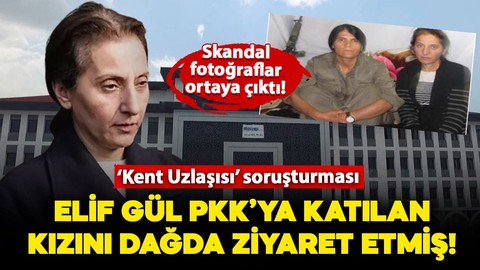 'Kent uzlaşısı' soruşturması: Sancaktepe Belediyesi Meclis Üyesi Elif Gül'ün PKK'ya katılan kızını dağda ziyaret ettiği ortaya çıktı!