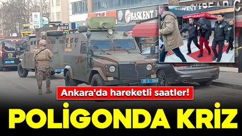 Ankara'da hareketli saatler! Poligonda intihar teşebbüsü