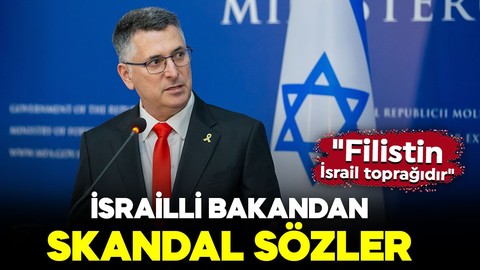 İsrailli bakandan skandal sözler: "Filistin dediğiniz yer İsrail toprağıdır"