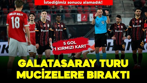 5 gol, 1 kırmızı kart! Galatasaray, AZ Alkmaar’a yenildi, turu mucizelere bıraktı