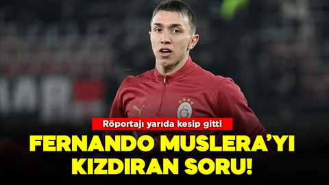 Galatasaray'da Muslera'yı kızdıran soru! Röportajı yarıda bırakıp gitti