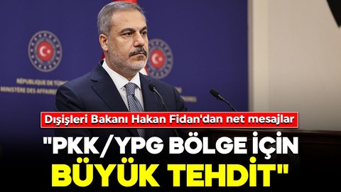 Bakan Fidan'dan Münih Güvenlik Konferansı'nda net mesajlar: "PKK/YPG bölge için büyük tehdit"