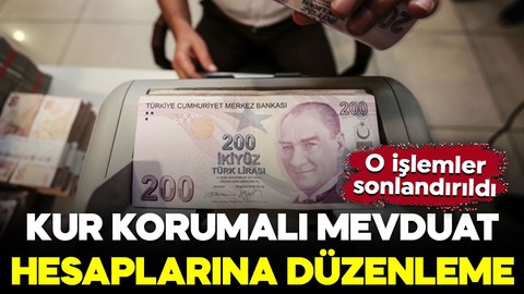 TCMB'den Kur Korumalı Mevduat (KKM) hesaplarına düzenleme: O işlemler sonlandırıldı