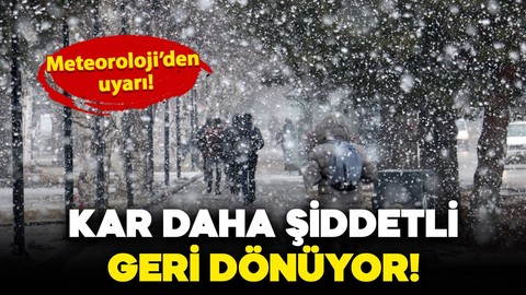 Meteoroloji'den uyarı: Kar daha şiddetli dönüyor! İşte 16 Şubat 2025 (bugün) il il hava tahmin raporu