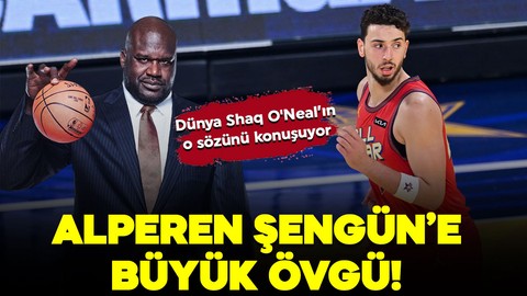 Alperen Şengün gururlandırdı! NBA All- Star’da sahne aldı, tarihe geçti! Shaquille O'Neal'den milli yıldıza büyük övgü