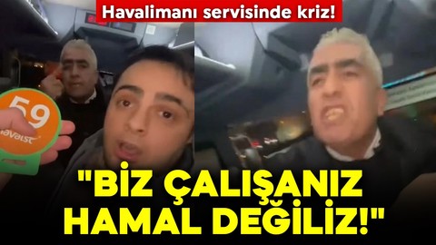 Havalimanı servisinde kriz! "Biz Çalışanız, Hamal Değiliz!"