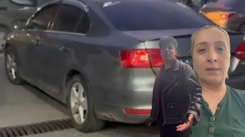 Kendi aracının önünü kesti! Gördüğü karşısında şok oldu: "Bu araç füze olarak mı buraya geldi"