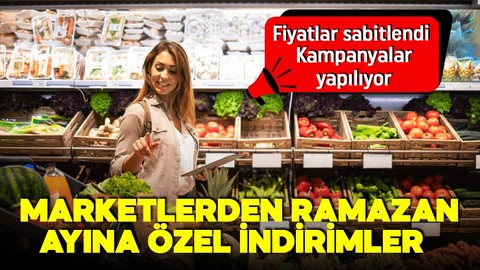Marketlerden ramazan adımı! Binlerce ürünün fiyatı sabitlendi! İndirimler ile enflasyonun daha da düşmesi bekleniyor