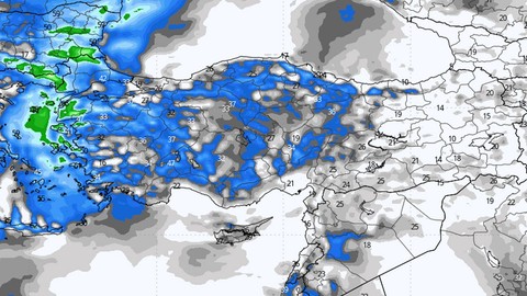 Marmara'da perşembe günü başladı, cuma, cumartesi ve pazar da etkisini gösterecek. Pazartesi yerini bir anda başkasına bırakacak. Yüzde 89.90.91 kesin