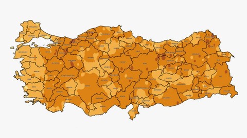 Türkiye'de pazara kadar yüzde 80.89 risk var. Pazara kadar her yere aynı uyarı