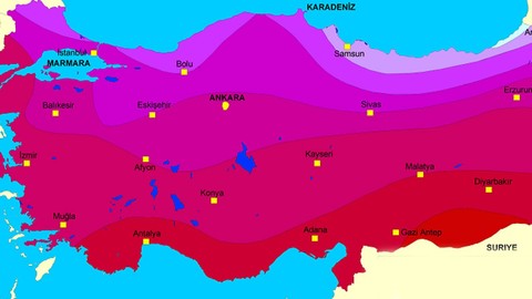 Türkiye'de perşembe gecesi Akdeniz'e kadar inecek. Her yeri sarıp cumartesi çıkış yapacak