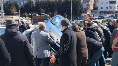 Tekirdağ'da zincirleme kaza! 3 araca çarpıp yan yattı: O anlar kamerada