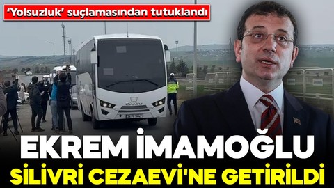 İBB Başkanı Ekrem İmamoğlu'na yolsuzluk suçlamasından tutuklama, terörden tutuksuz yargılanma!