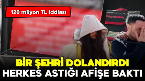 Bir şehri dolandırdı! Kuyumcuya astığı afişe gelen geçen baktı! 120 milyon TL iddiası
