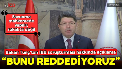 Adalet Bakanı Yılmaz Tunç açıklama yaptı: Türkiye demokratik bir hukuk devleti
