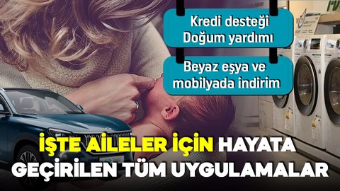 Yeni evlenecekler dikkat! Kredi desteğinden sonra yeni destekler! Beyaz eşya ve mobilyada indirim geliyor