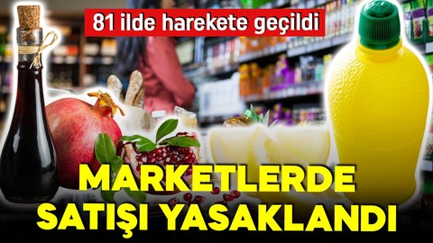 Bakanlık 81 ilde düğmeye bastı: Marketlerde satışı yasaklandı!