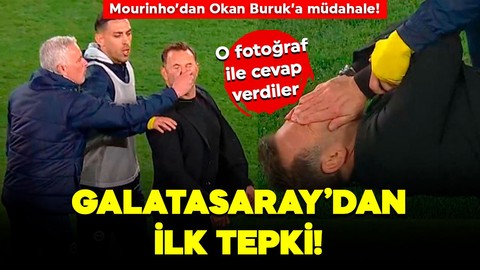 Galatasaray’dan Mourinho’nun Okan Buruk’a müdahalesine ilk tepki! Bu fotoğrafla cevap verdiler!