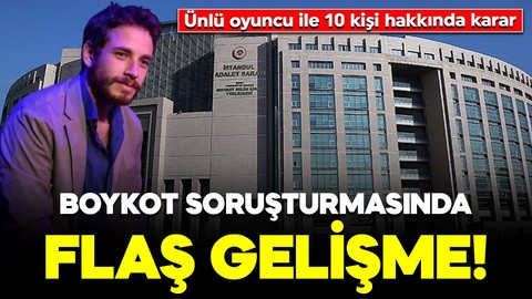 Boykot çağrısına soruşturma: Gözaltına alınan oyuncu Cem Yiğit Üzümoğlu hakkında karar